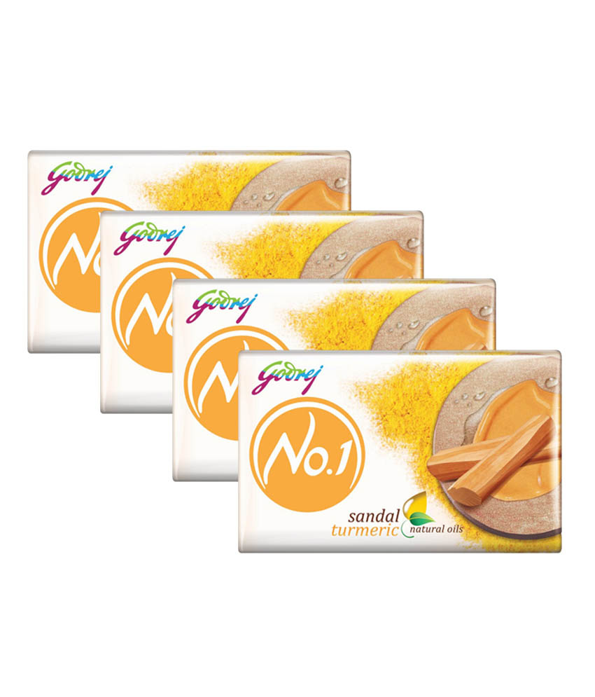 Godrej No 1 Soap Sandal and Turmeric 4X100gm