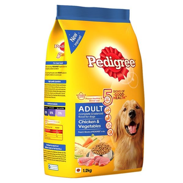 Pedigree Adult Dog Food Chicken and Veg 1.2k