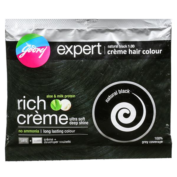 Godrej Expert Hair Color Natural Black Crème