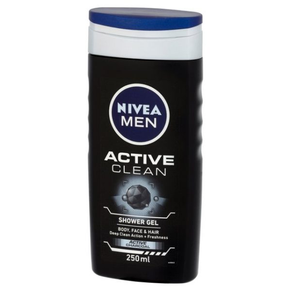 Nivea Active Clean Shower Gel 250ml Ration at My Door