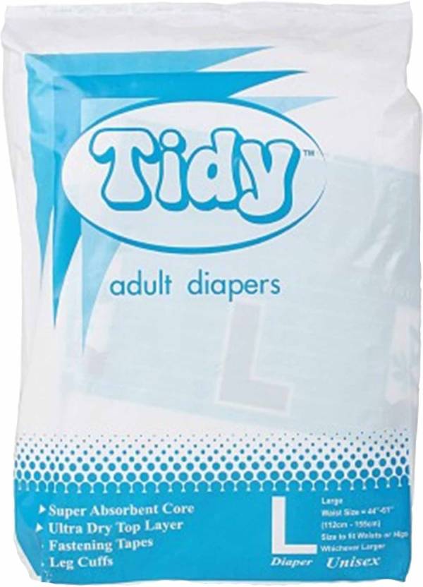 Tidy Adult Diapers Large 10pc
